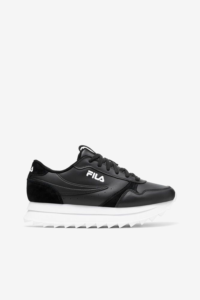 Fila Sneakers Womens Black/White - Orbit Zero - Philippines 5162894-NR